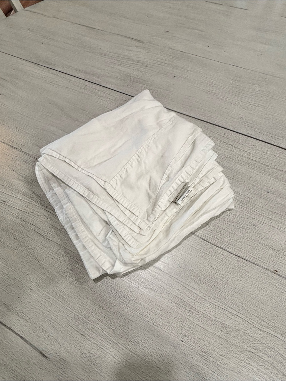 POTTERY BARN White Egyptian Cotton FLAT SHEET ONLY 108” X 105” King Size